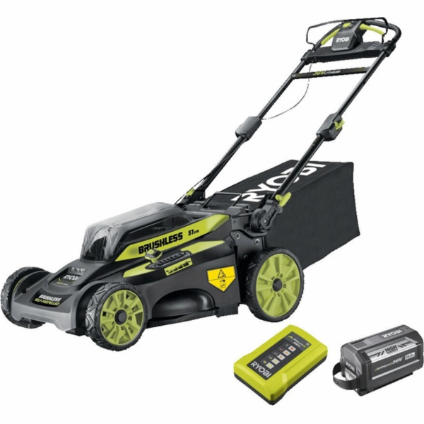 Ryobi RY36LMX51A-160 36 V cordless lawn mower brushless