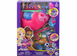 Mattel Polly Pocket Kompaktní kabelka Rodinná figurka lenochoda (HRD40)