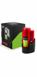 Green Cell Baterie pro Milwaukee M12 12V 3Ah, náhrada za M12 B3 4932451388