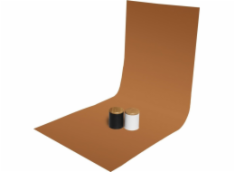 GlareOne GlareOne PVC pozadí 60x130cm - káva s mlékem
