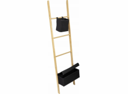 Wenko Věšák na ručníky žebřík se 2 přihrádkami, bambus, Ecori, WENKO