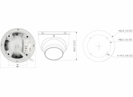 Dahua Technology IP kamera IP KAMERA IPC-HDW1639T-A-IL-0360B-S6 Chytrá duální světlo - 6Mpx 3,6mm DAHUA