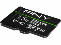 PNY Paměťová karta Elite Prime 1,5TB microSDXC + SD adaptér
