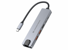 Conceptronic Dokovací stanice DONN29G Kabelová USB 3.2 Gen 2 (3.1 Gen 2) Type-C Šedá
