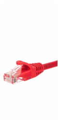 NETRACK BZPAT26R patch cable RJ45 snagless boot Cat 6 UTP 2m red