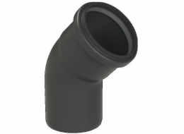 Almeva STARR Koleno 45° DN60 UV stabilní Černá