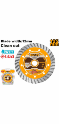 Ingco DMD031251 Kotouč řezný, diamantový lamelový 125x1