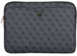 Guess Kabelka Sleeve 14 4G s trojúhelníkovým logem a zipem, černá