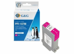 G&G Kompatibilní inkoust G&G / inkoust s PFI107M, NC-00107M, 6707B001, purpurová, 130ml