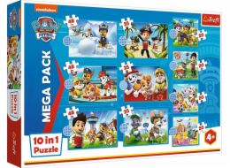 Trefl 10v1 Puzzle Spolehlivý tým Tlapkové patroly