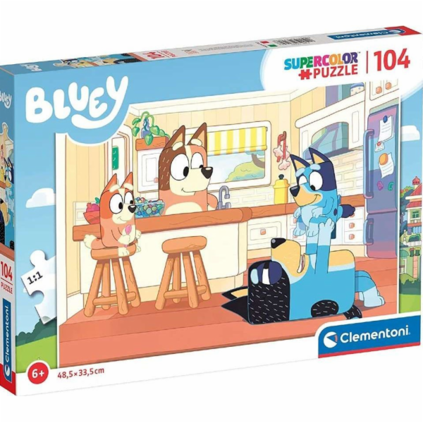 Clementoni Puzzle 104 dílků Bluey