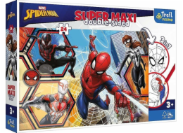 Trefl Puzzle 24 dílků SUPER MAXI Spiderman jde do akce