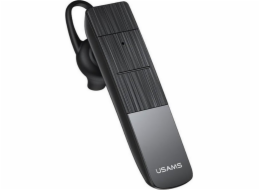 USAMS Monofonní sluchátka Bluetooth 5.0 BT2, černá