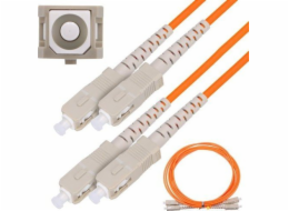 Extralink Patchcord SC/UPC-SC/UPC MM 50/125 DUPLEX 3,0 mm 1 m