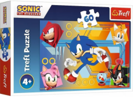 Trefl Puzzle 60 dílků Sonic v akci