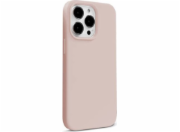 CRONG Barevný magnetický kryt pro iPhone 14 Pro, pískově růžový