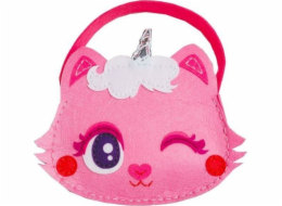Stnux Kreativní sada Růžový pytlík s koťátkem Felt Crafts
