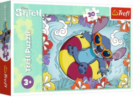 Trefl Puzzle 30 dílků Lilo a Stitch na dovolené