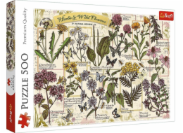 Trefl Puzzle 500 dílků Herbář léčivých bylin