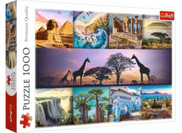 Trefl Puzzle 1000 dílků Koláž Afrika