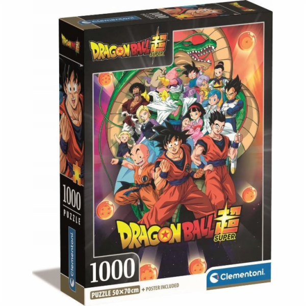 Clementoni Puzzle 1000 dílků Kompaktní anime Dragon Ball