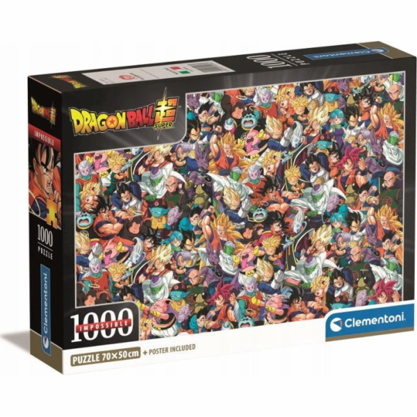 Clementoni Puzzle 1000 dílků Kompaktní anime Dragon Ball