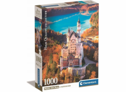 Clementoni Puzzle 1000 dílků Kompaktní Neuschwanstein