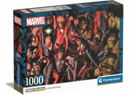 Clementoni Puzzle 1000 dílků Kompaktní Marvel The Avengers
