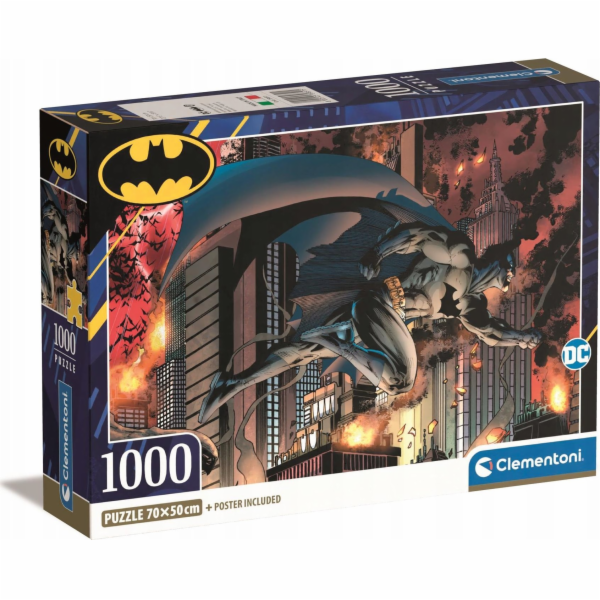 Clementoni Puzzle 1000 dílků Kompaktní Batman