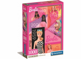 Clementoni Puzzle 1000 dílků Kompaktní Barbie