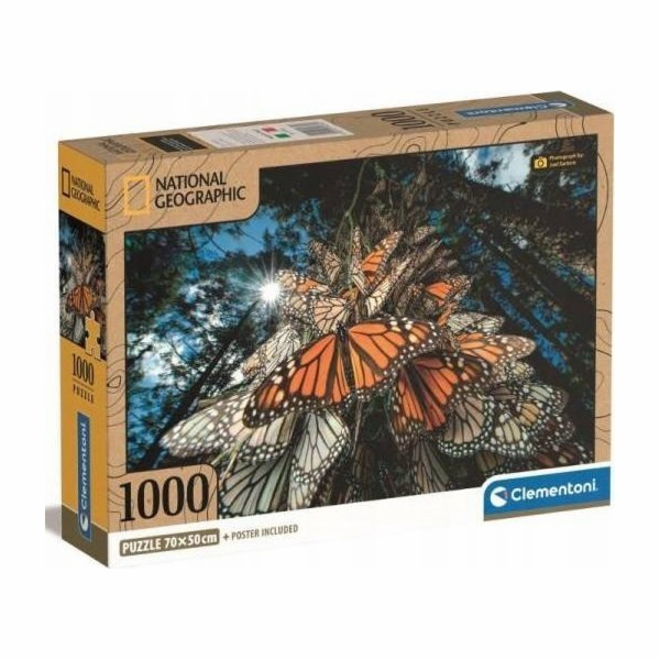 Clementoni Puzzle 1000 dílků Kompaktní National Geographic