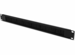 Qoltec Průchodka kartáčem pro 19" RACK skříně | 1U