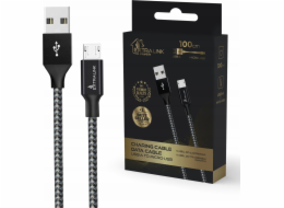 Extralink Kabel Smart Life USB typu A na microUSB 1m černý