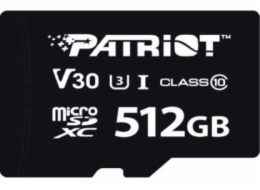 Patriot Paměťová karta microSDXC 512 GB VX V30 třídy 10 UHS-I U3