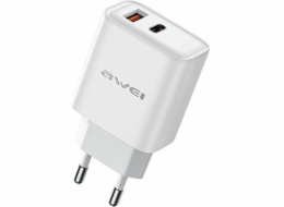 AWEI 22,5W GaN USB-C nabíječka do zásuvky, černá