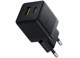 Nabíječka do sítě Baseus Palm 20W, 1xUSB, 1xUSB-C černá