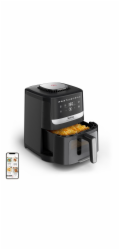 Tefal Easy Fry Silence EY5568E0 fritovací hrnec Samostarný 5 l Samostatné Horkovzdušná fritéza Černá, Nerezová ocel