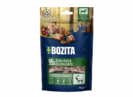 BOZITA Meaty bites Elk and duck - pamlsek pro psa - 70g