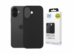 3MK Silikonový kryt Hardy MagSilicone pro Apple iPhone 16 v grafitové barvě