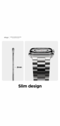 Elago remienok Metal Band pre Apple Watch 44/45/46mm - Rose Gold
