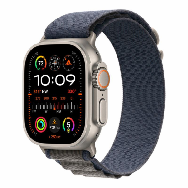 Apple Watch 49mm Blue Alpine Loop - Large