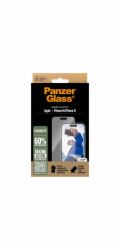 PanzerGlass - Ochrana obrazovky pro mobilní telefon - klasický tvar - sklo - pro Apple iPhone 15, 16