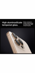 Spigen Spigen Glass tR EZ Fit Optik Pro 2 ks, titanově šedá - iPhone 16 Pro/Pro Max