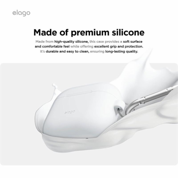 Elago Silikonové pouzdro AirPods 4 Hang - pouzdro s karab...