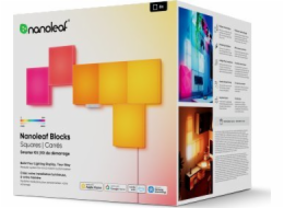 Nanoleaf Chytrá sada Blocks Squares – světelné panely (6 panelů, 1 ovladač)
