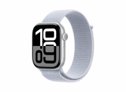 Apple Watch S10 Cell/42mm/Silver/Sport Band/Blue Cloud