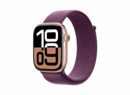 Apple Watch S10 Cell/46mm/Rose Gold/Sport Band/Plum