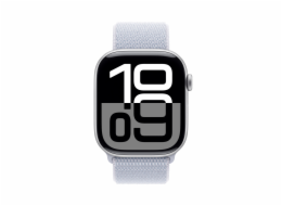 Apple Watch S10 Cell/46mm/Silver/Sport Band/Blue Cloud