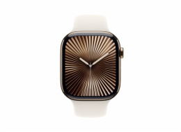 Apple Watch S10 Cell/46mm/Gold/Sport Band/Starlight/-M/L
