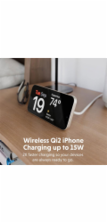 Hyper HyperJuice Qi2 2-in-1 Magnetic Charging Stand - White